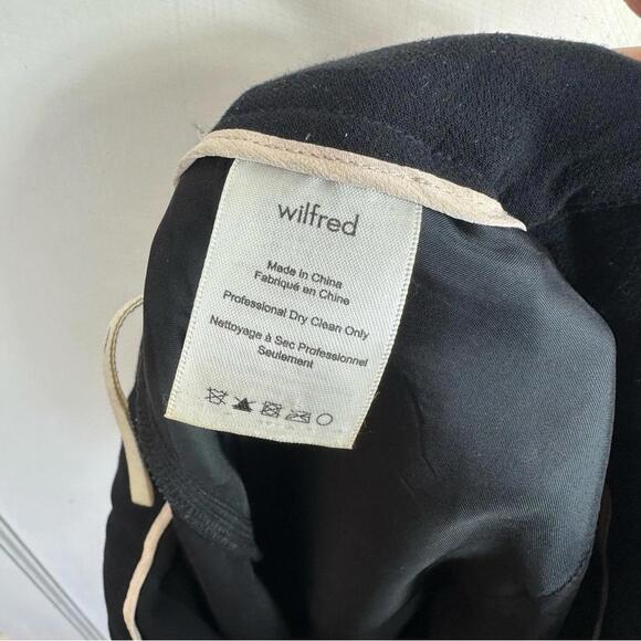 Aritzia Wilfred Darontal Trousers -  Black - 10 - Picture 9 of 9